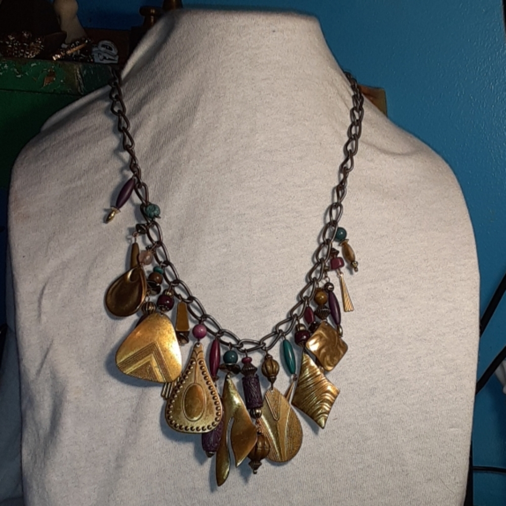 Statement  Cha Cha Charm Necklace